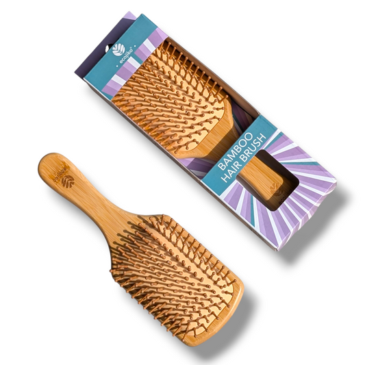 Bamboo Paddle Hair Brush | Sustainable Handle and Pins