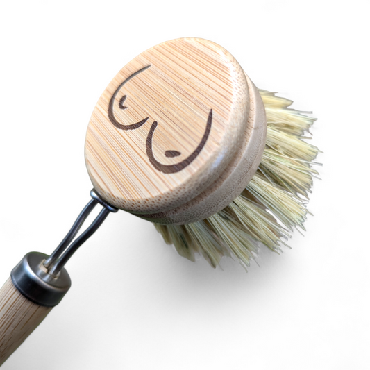 Breast Cancer Awareness Dish Brush with Replaceable Head, 10% to Prevent Breast Cancer