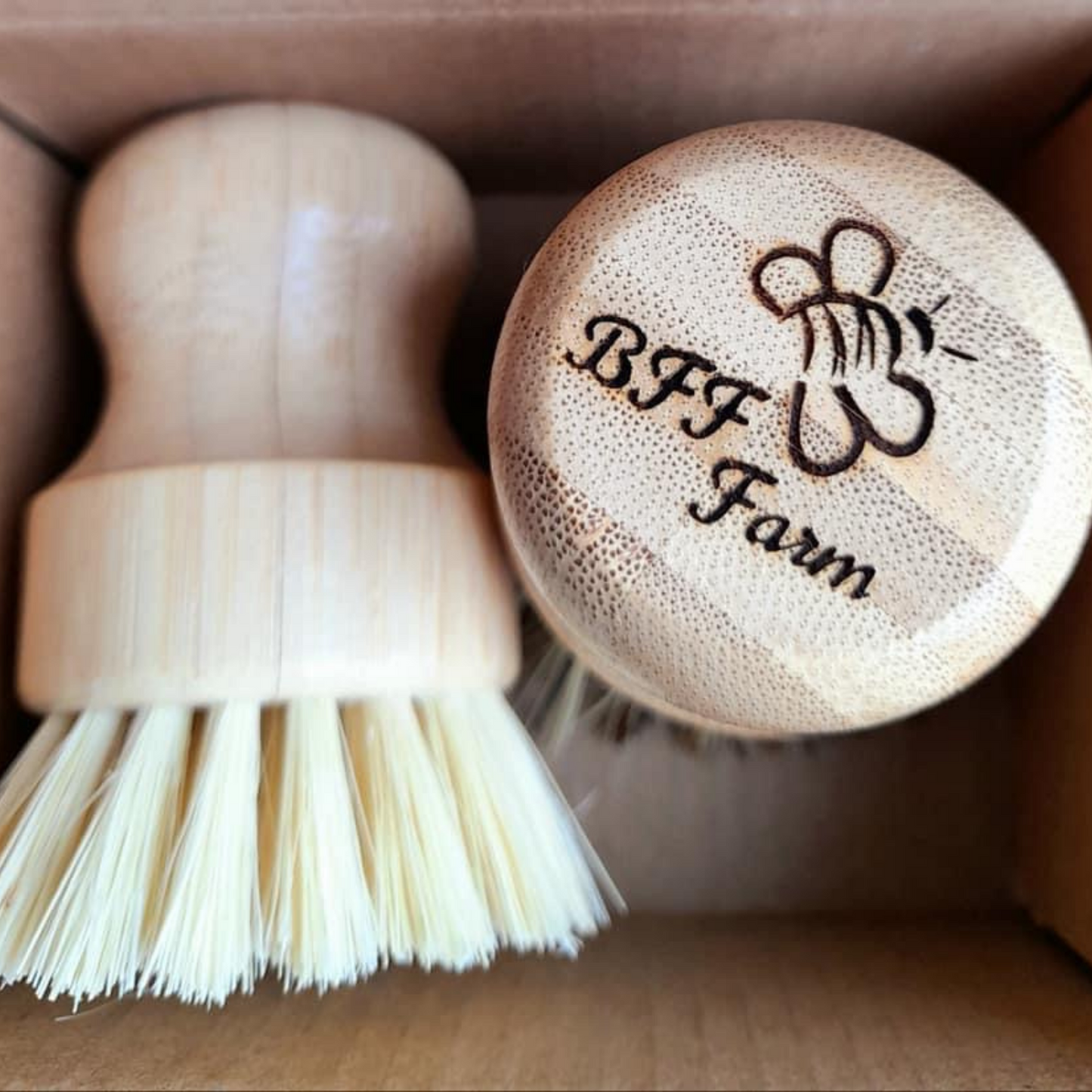 customised ecojiko scrubbing brushes for zero waste shops