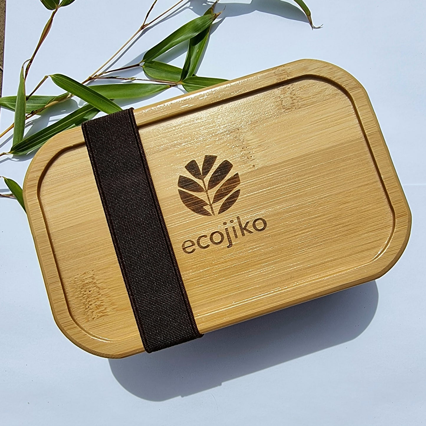 reusable stainless and bamboo reusable lunch box