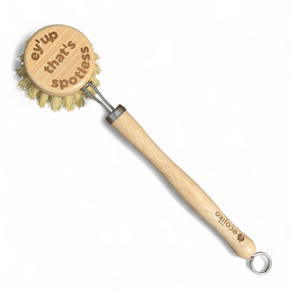 Northern-Inspired Dish Brush with Replaceable Head | Natural Washing Up Brush