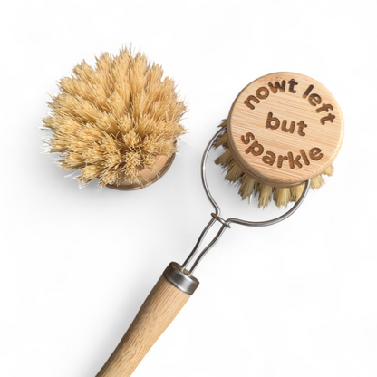 Personalised Bamboo Replacement Dish Brush Head