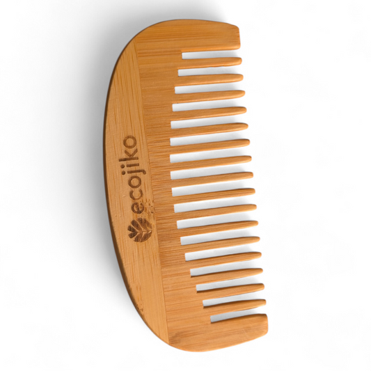 Curved Bamboo Hair Comb