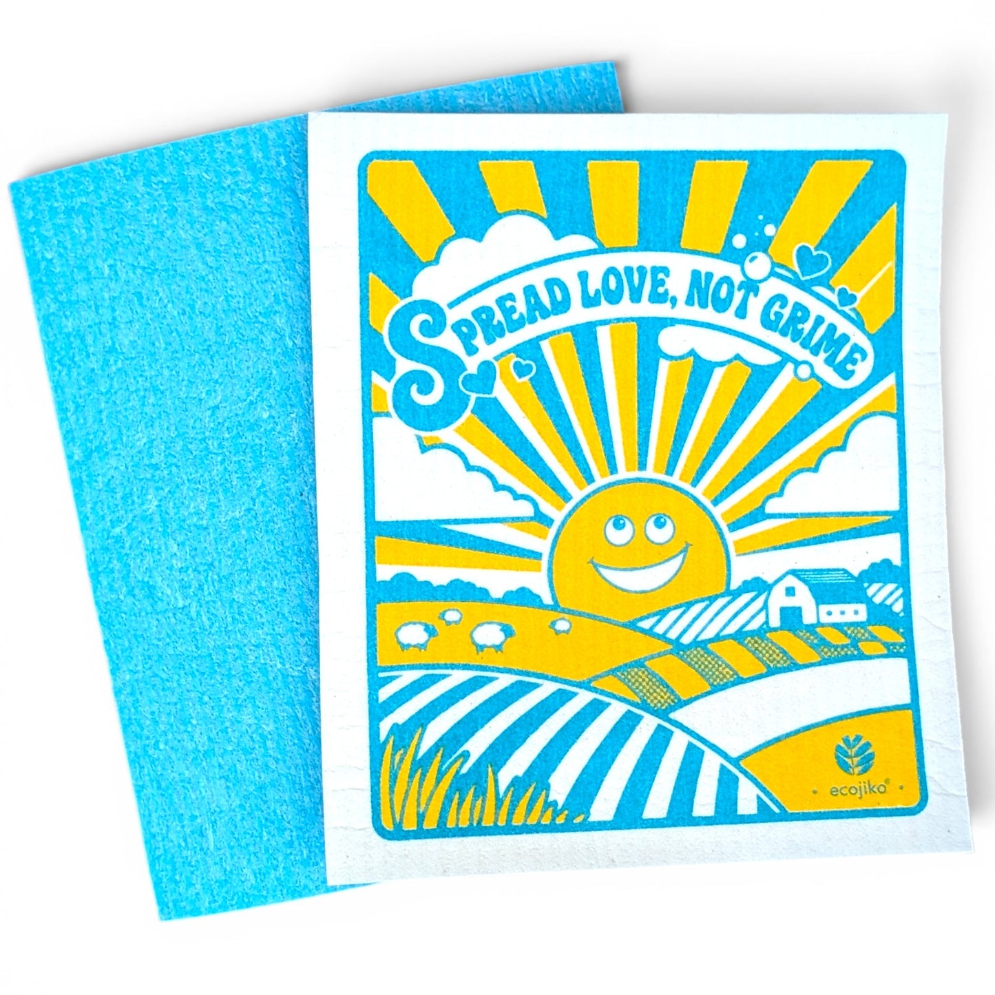 Swedish Dish Cloths | Reusable Compostable Cleaning Cloths (2 pack)