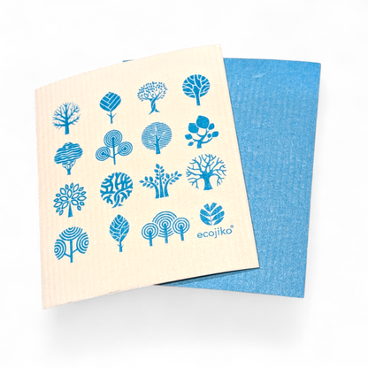 Swedish Dish Cloths | Natural Compostable Reusable Kitchen Cleaning Cloths (2 pack)