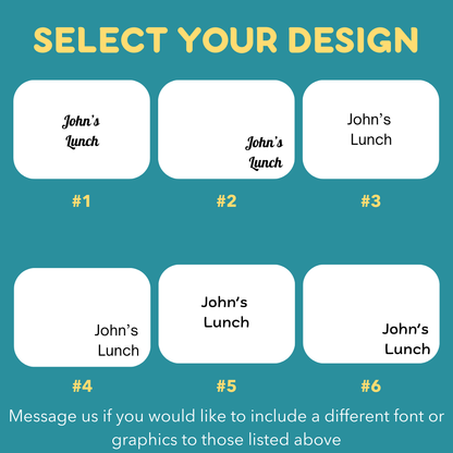 Personalised Lunch Box | Customised Sustainable Bamboo Lunchbox