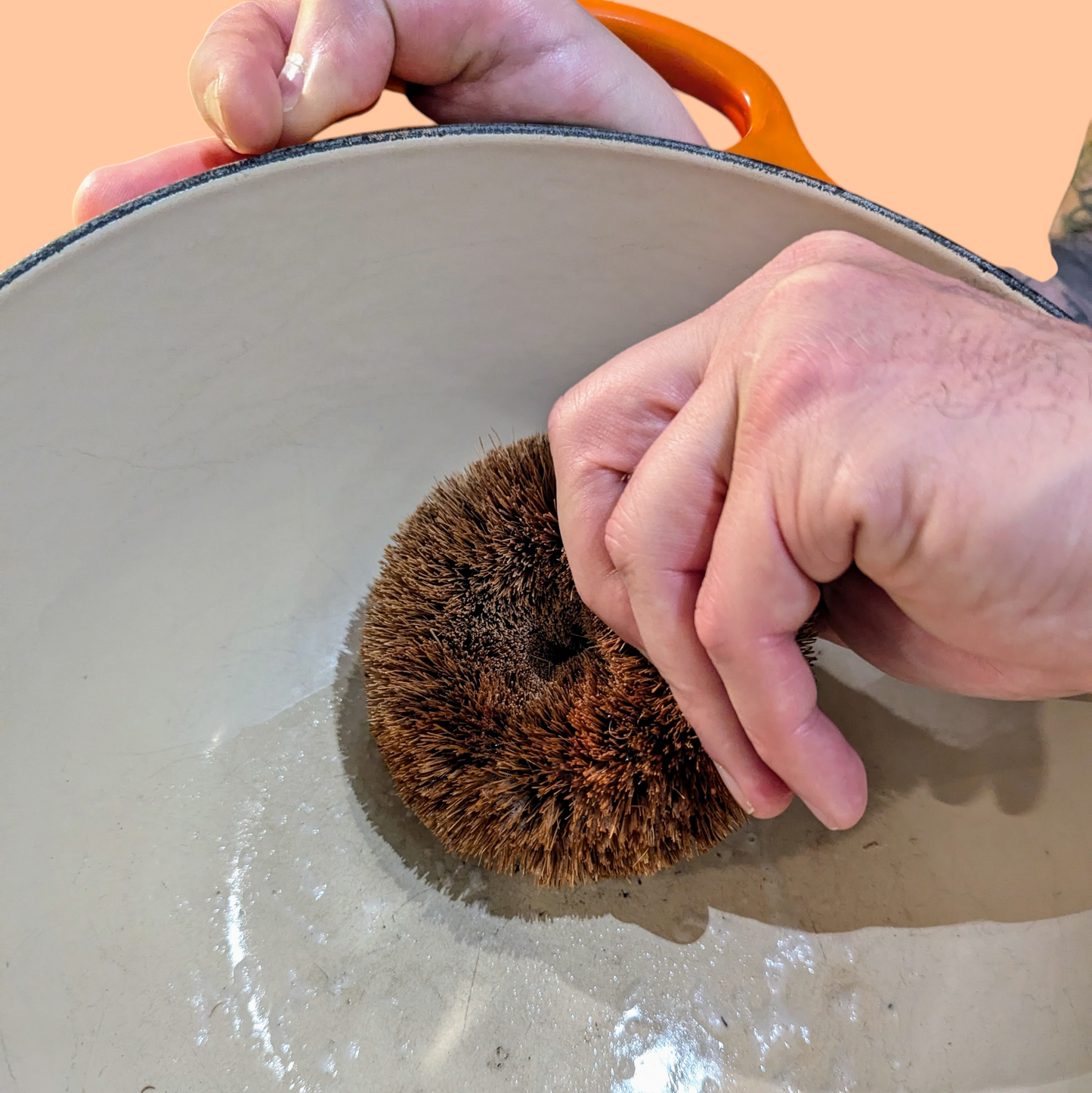 Hedgehog Coconut Scourer | Biodegradable Reusable Washing Up Scourer