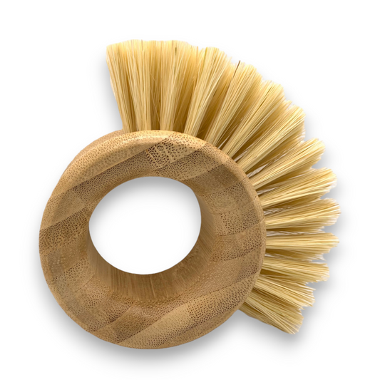 plastic free wooden bamboo vegetable brush