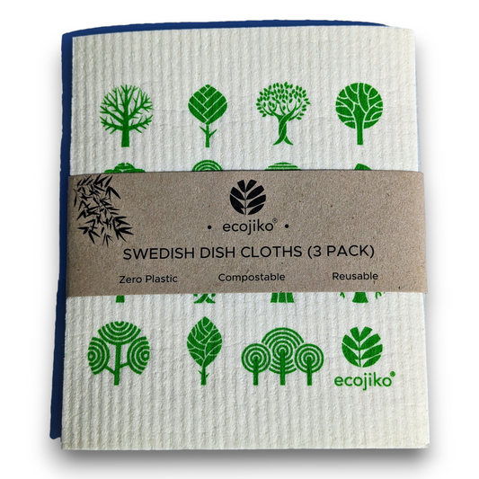swedish compostable plastic free dish cloths