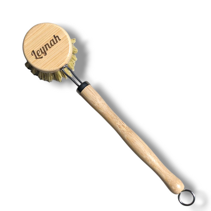 Personalised Bamboo Dish Brush