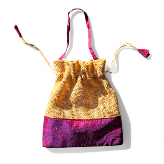 Recycled Sari Gift Bag