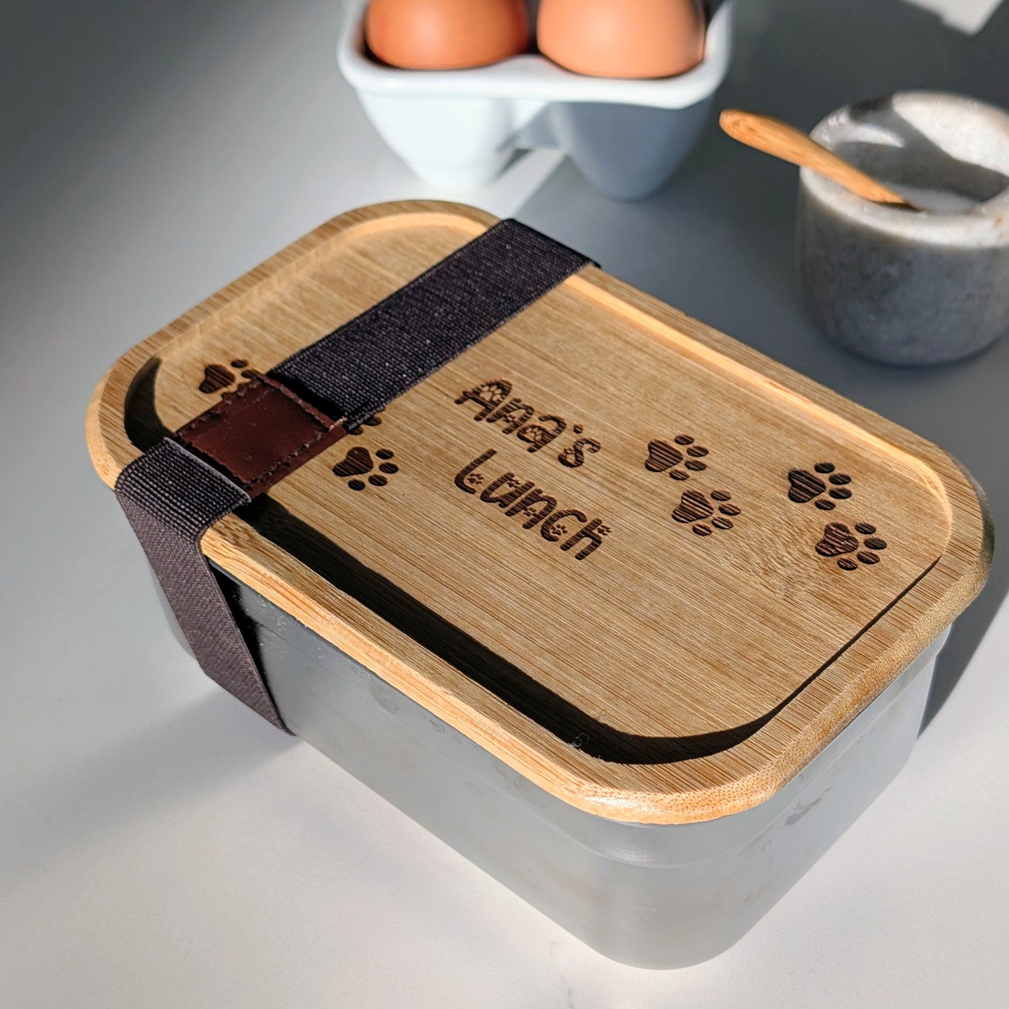 Personalised Lunch Box | Customised Sustainable Bamboo Lunchbox