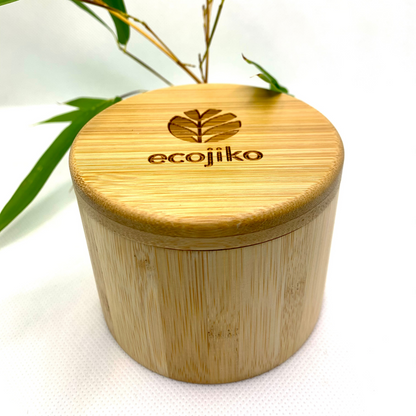 ecojiko bamboo salt spice pot