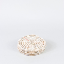 Load image into Gallery viewer, Fair Trade grass coasters natural grass
